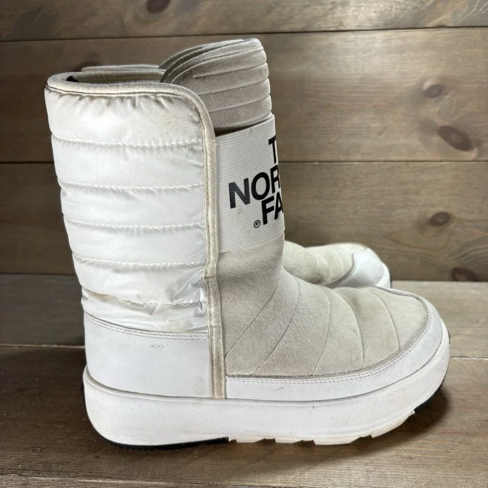 the north face ozone park womens size 7.5 shoes white waterproof snow boots